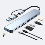 Hub Multipuerto 7 Puerto Usb 3.0/2.0 +adaptador Usb Tipo C