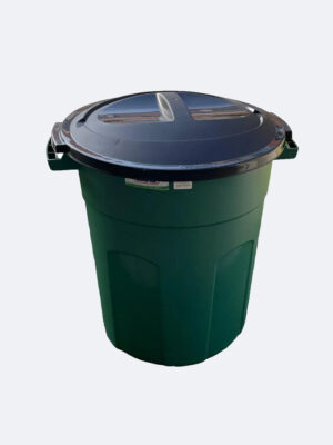 Pipote Plástico Con Tapa De 45Lts Multiuso Agua/Basura Duraplas