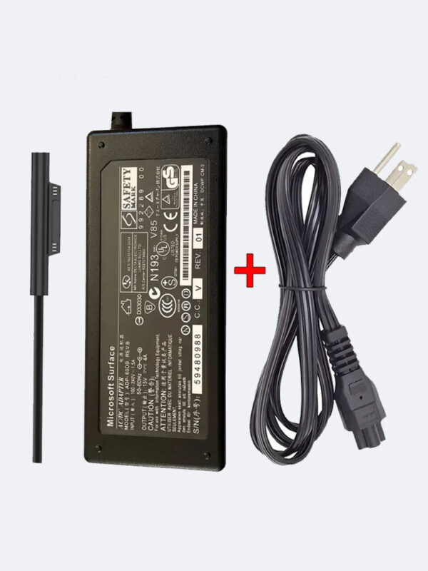 Cargador Microsoft Surface Pro 12v 15v 36w 43w 65w