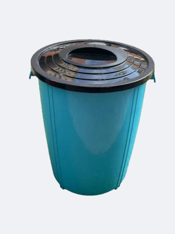 Pipote Plástico Con Tapa De 30Lts Multiuso Agua/Basura GoldPlastic