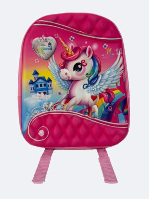 BOLSO UNICORNIO ALTO Bolso Morral Unicornio Escolar Infantil Niñas