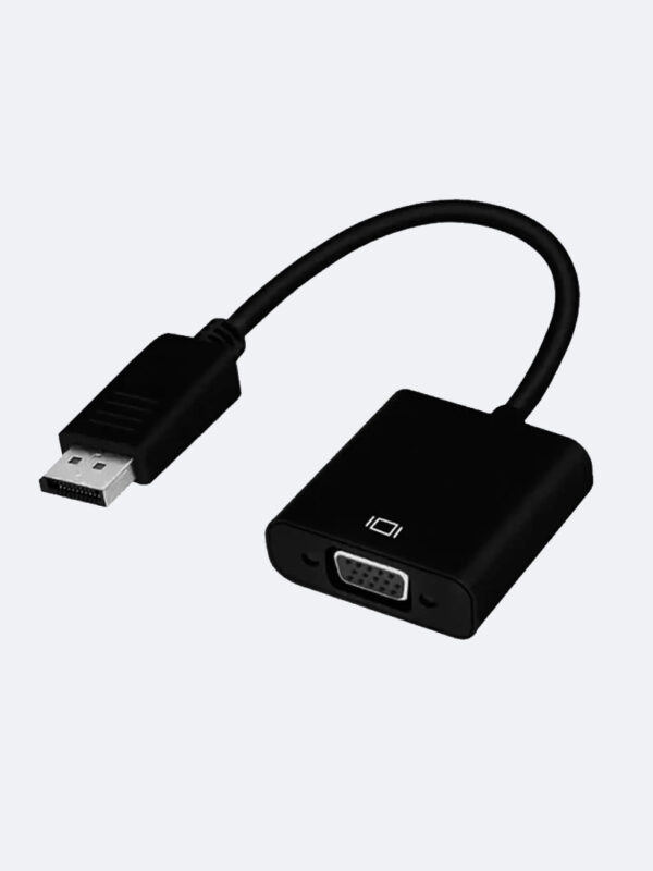 Convertidor Adaptador Displayport a VGA para laptop pc tv monitor video beam