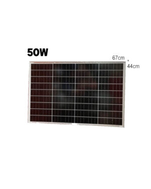 Panel Pantalla Solar 18v 50w Monocristalino
