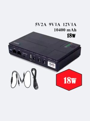 Mini Ups 18w 10400mah batería de litio 4*2600mah real