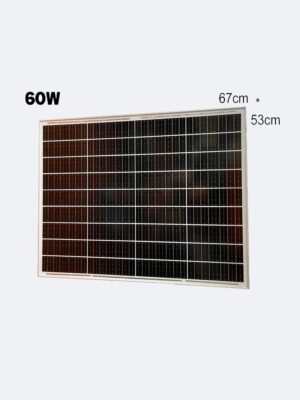 Panel Pantalla Solar 18v 60w Monocristalino