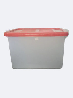 Caja Plastica Multiuso Organizadora Con Tapa 50lts Duraplas