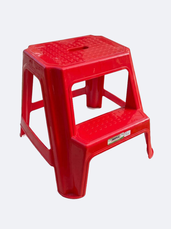 Banco Escalera Plastica Duraplas 2escalones Gama De Colores