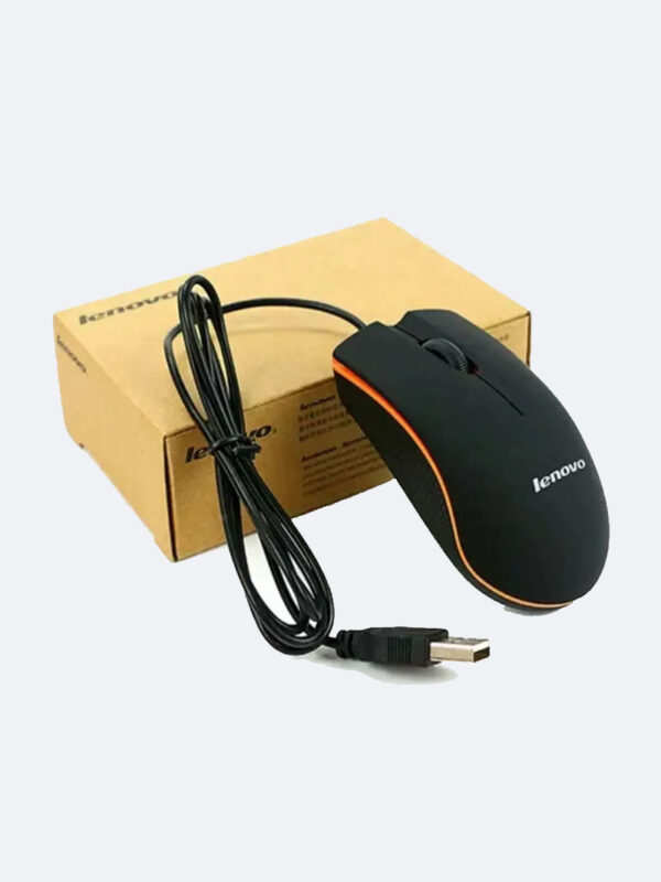Mouse Usb Optico Lenovo M2 3 Botones 1200dpi Pc Laptop