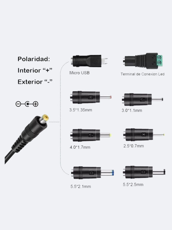 Conectores Puntas Cargador Miniups Tablet Modem Router