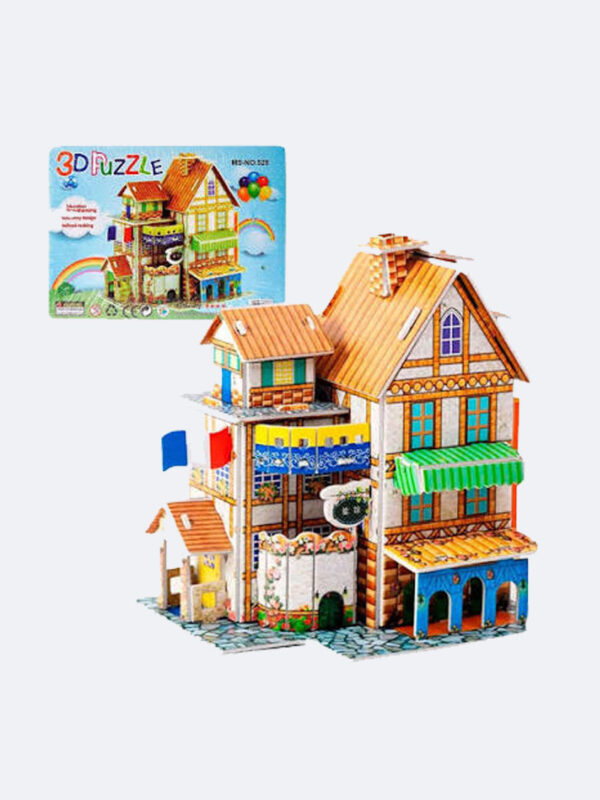 Juego De Mesa Rompecabezas 3D Casita