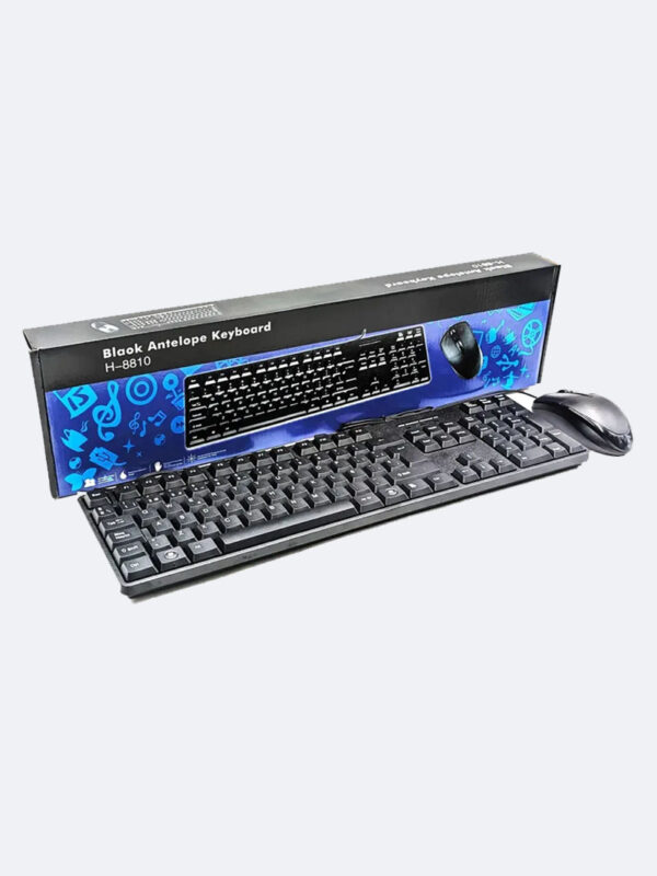 Combo teclado y mouse usb en español modelo H-8810