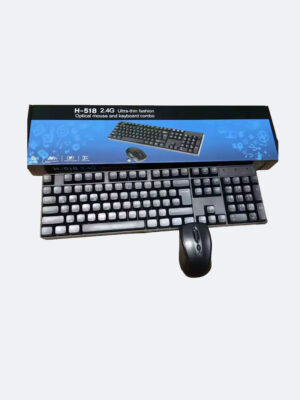 Combo teclado y mouse inalambrico wireless en español modelo H-518