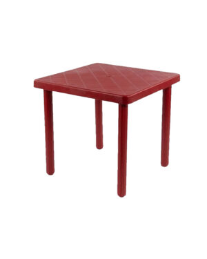 Mesa Plástica Cuadrada Resistente Desarmable Ledmon Gama De Colores