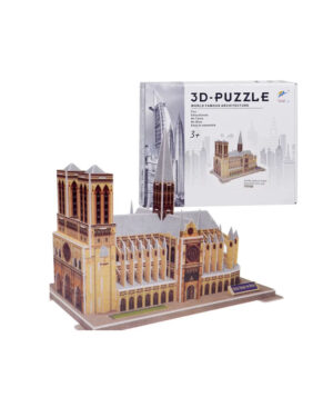 Rompecabeza 3d Notre Dame Of Paris Puzzle Juego Didactico